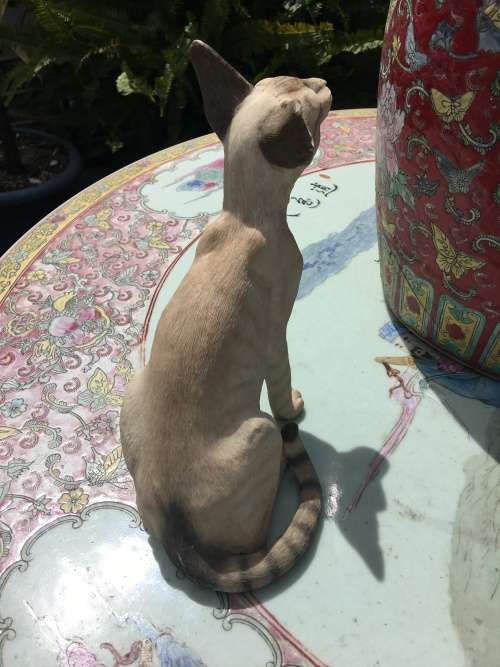 Country Artists Collectable Cat Figurines Siamese Signed and Dated 2005