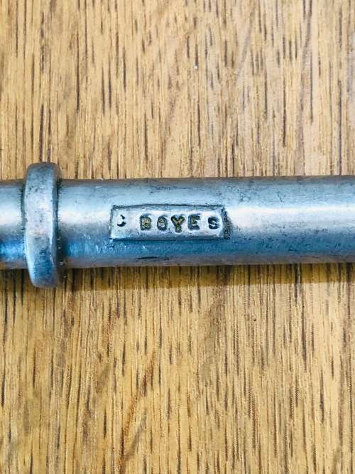 CARROL BOYES FUNCTIONAL ART !!! SINGLE COIL PATTERN CAKE LIFTER - EARLY HEAVY PIECE