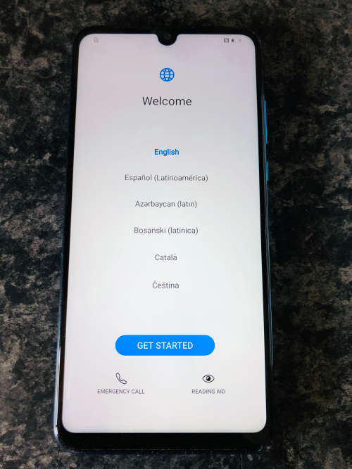 HUAWEI P30 LITE DUAL SIM - IN THE BOX - COMES WITH THE CHARGER AND CABLE - SIM KEY AND A COVER