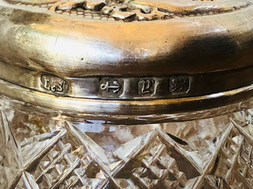 STERLING SILVER BIRMINGHAM HALLMARKED SCENT BOTTLES - OLDEST DATED TO 1876 - CHECK DESCRIPTION