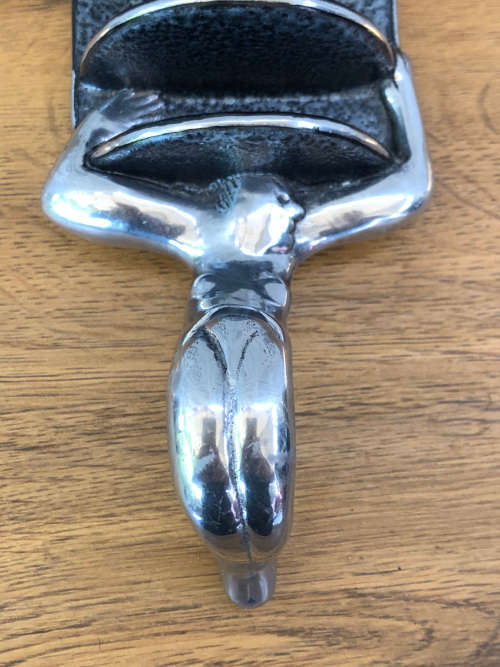 CARROL BOYES FUNCTIONAL ART !!! WOMAN DIVER PATTERN TOAST RACK - EXCELLENT CONDITION
