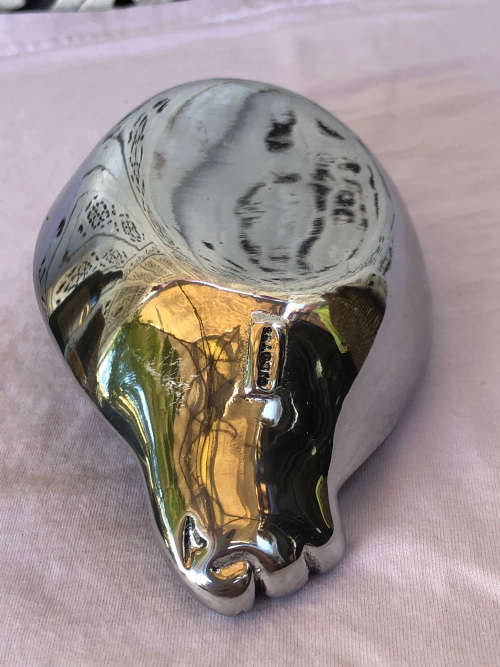 CARROL BOYES (1954 - 2019) - ORIGINAL HEADS PATTERN PATE DISH - BRAND NEW FUNCTIONAL ART