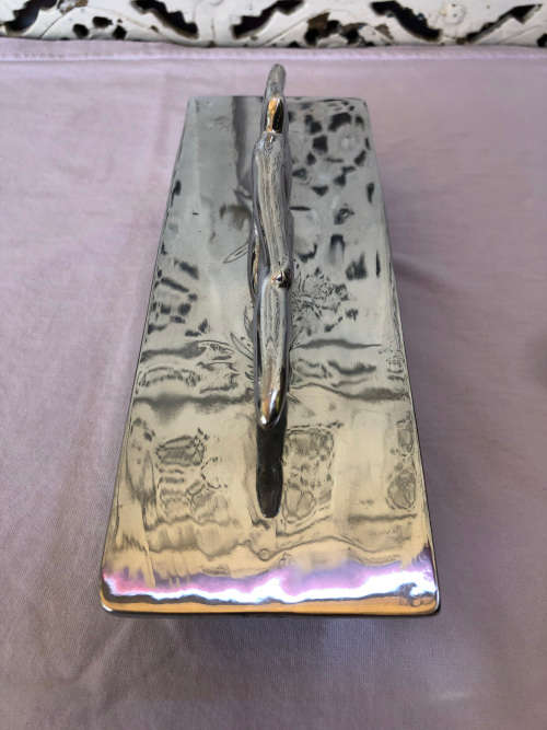CARROL BOYES (1954 - 2019) FUNCTIONAL ART - ORIGINAL ACROBAT PATTERN PENCIL BOX - LIKE NEW