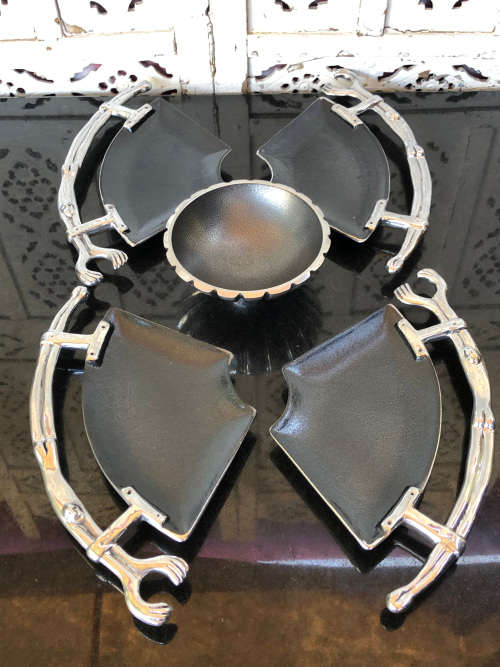 CARROL BOYES (1954 - 2019) PHENOMENAL 5 PIECE QUATTRO PUZZLING BOWL SET - RETAIL R12000