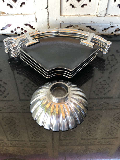 CARROL BOYES (1954 - 2019) PHENOMENAL 5 PIECE QUATTRO PUZZLING BOWL SET - RETAIL R12000