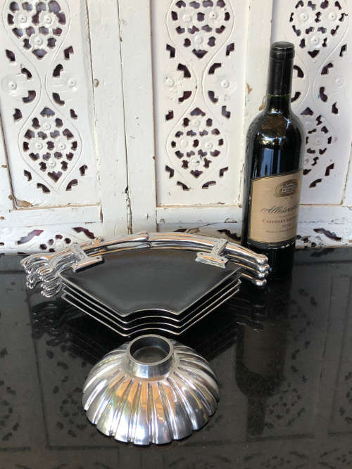 CARROL BOYES (1954 - 2019) PHENOMENAL 5 PIECE QUATTRO PUZZLING BOWL SET - RETAIL R12000