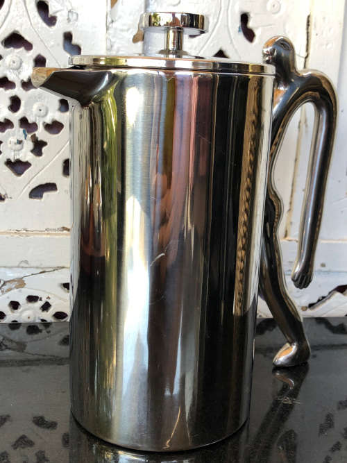 CARROL BOYES (1954 - 2019) FULL OF BEANS PATTERN COFFEE PLUNGER - BRAND NEW - CLEARLY MARKED