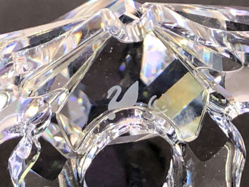 STUNNING RARE SWAROVSKI CRYSTAL FROG - EXQUISITE PIECE - CLEARLY MARKED - DISCONTINUED