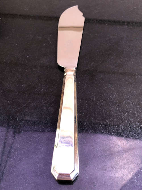 WOW !!! John Turton and Co boxed set of silverplated Fish Servers - in immaculate condition