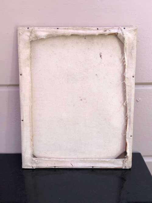 Wow !!! Ndabuko Ntuli (SA KZN 1975 - )- Classic signed box framed acrylic on stretched canvas