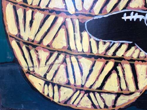 Johan de Vries (1945 - 2002)`Sud Afrique` original painting - Crayfish - Signed - Value R3500