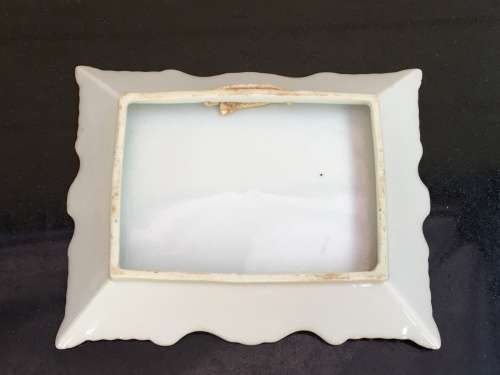 Vintage Oriental Raised Dragonware Pink  Enamel Hand Painted Dish