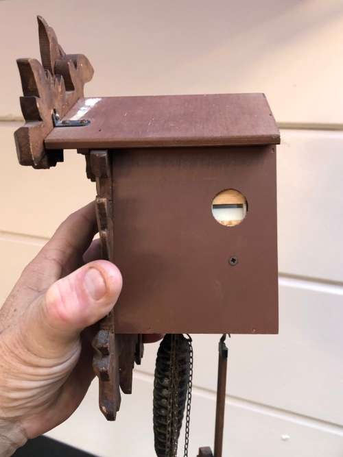 R. LÖTSCHER SWISS CUCKOO CLOCK - COMPLETE - WORKING 100 %