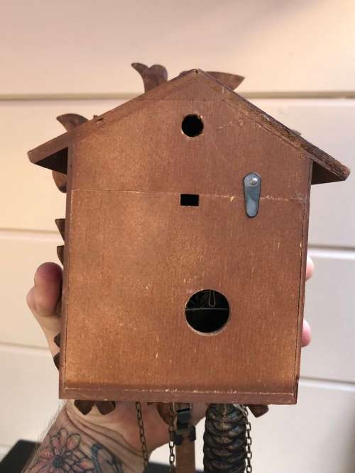 R. LÖTSCHER SWISS CUCKOO CLOCK - COMPLETE - WORKING 100 %