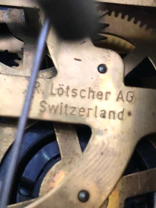 R. LÖTSCHER SWISS CUCKOO CLOCK - COMPLETE - WORKING 100 %