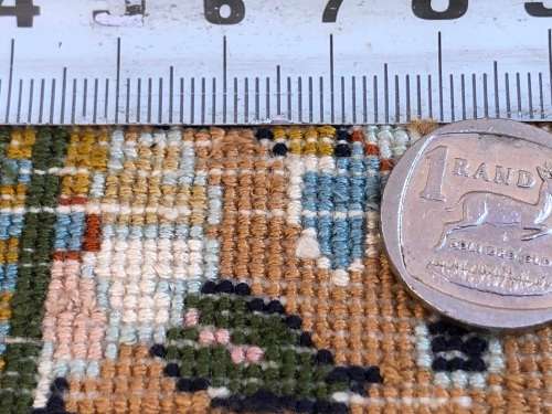 INVESTMENT PIECE !!! BEAUTIFUL GENUINE SILK TURKISH HEREKE HUNTING CARPET / WALL HANGING