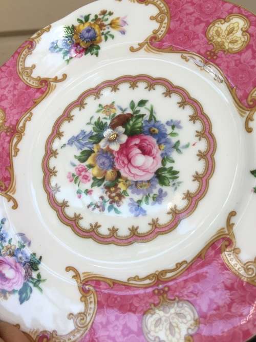 4pc Vintage Royal Albert Lady Carlisle Side Plates in fantastic condition