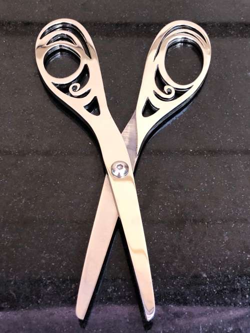 CARROL BOYES (1954 - 2019) REVOLUTION PATTERN EVERSHARP SCISSORS - LIKE NEW