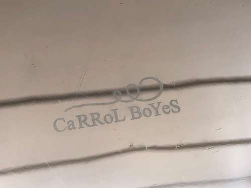 CARROL BOYES (1954 - 2019) FUNCTIONAL ART !!! MOGHUL PATTERN PLATTER - CLEARLY MARKED