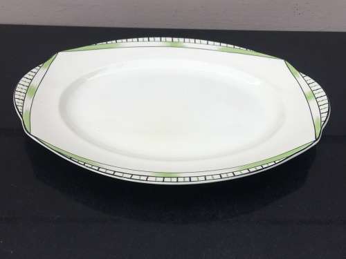 c1930s Burgess and Leigh Burleigh Ware England Large Meat Platter with Beehive mark