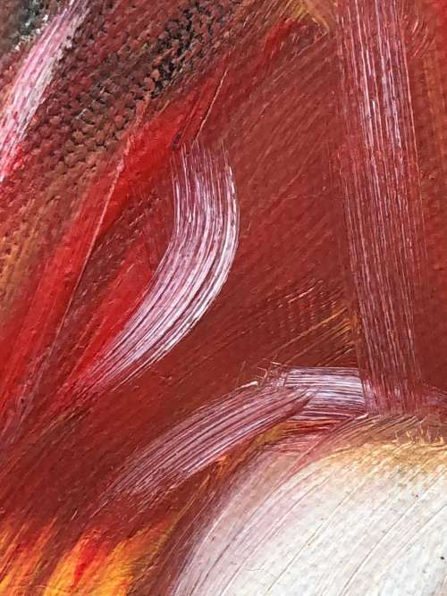 T. DAIMING ORIGINAL FRAMED NUDE OIL ON CANVAS PAINTING FIXED TO BOARD - DATED 2000 !!!!