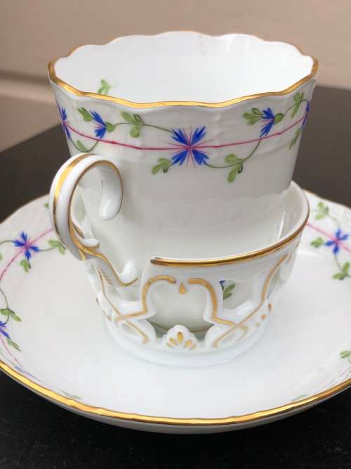 Ultra Rare !!!! Herend Hvngary Trembleuse Porcelain Duo - Collectors Item