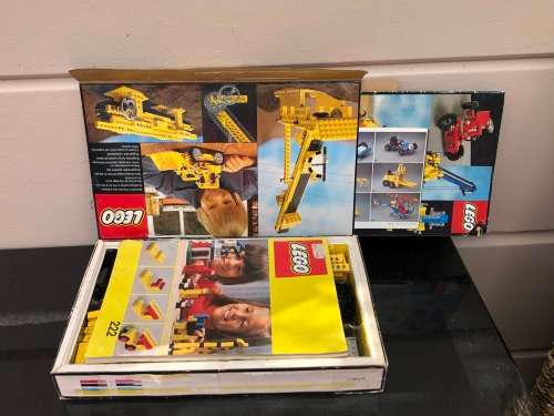 WOW !!! 1979 LEGO BULLDOZER 856 BOXED SET - INCOMPLETE SET WITH 353 PIECES