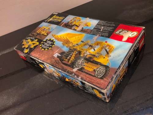 WOW !!! 1979 LEGO BULLDOZER 856 BOXED SET - INCOMPLETE SET WITH 353 PIECES