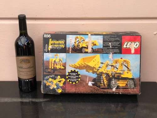 WOW !!! 1979 LEGO BULLDOZER 856 BOXED SET - INCOMPLETE SET WITH 353 PIECES
