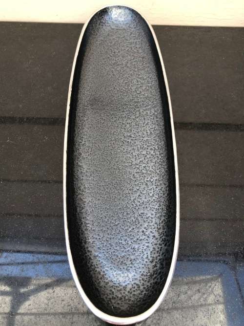 CARROL BOYES (1954 - 2019) BEEHIVE PATTERN MEDIUM SIZE CANOE BOWL