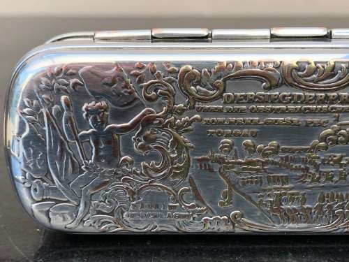 Wow !! c1760 Snuff Tobacco Box by Johann Heinrich Giese Iserlohn Germany with letter of confirmation