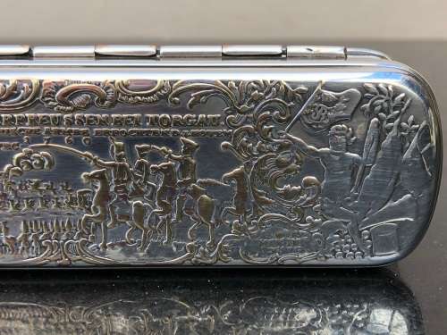 Wow !! c1760 Snuff Tobacco Box by Johann Heinrich Giese Iserlohn Germany with letter of confirmation