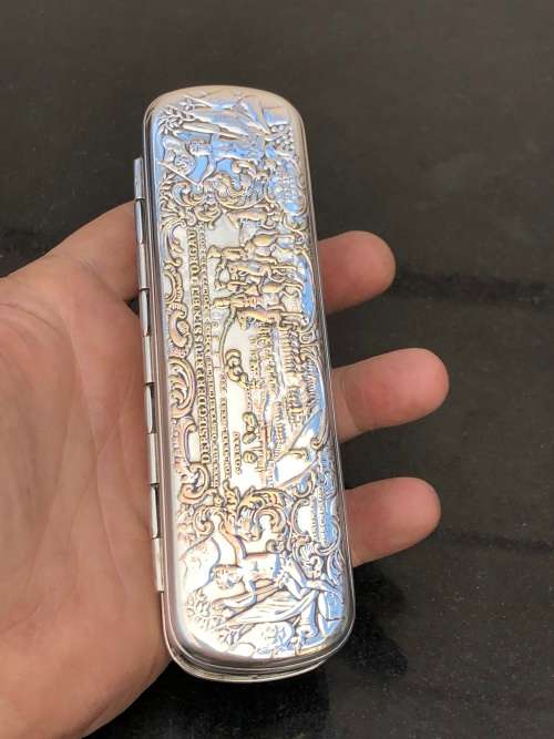 Wow !! c1760 Snuff Tobacco Box by Johann Heinrich Giese Iserlohn Germany with letter of confirmation