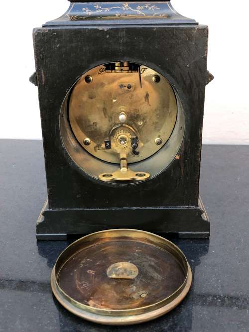 EDWARDIAN FRENCH CHINOISERIE REVIVAL BRACKET CLOCK CIRCA 1900-1910, 100% WORKING!!