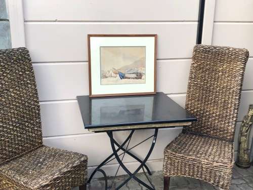 PAT SKILLETER (SA 1922 - 1988) - FRAMED ORIGINAL WATERCOLOR PAINTING