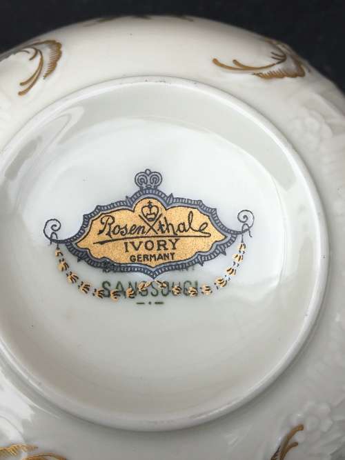 Rosenthal Selb-Germany Sanssouci Cup,Saucer and 20cm Plate.