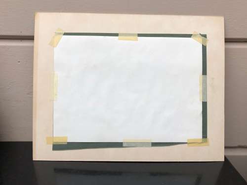 GERALDINE GULSTON (SA 20th CENTURY) UNFRAMED WATERCOLOUR PAINTING
