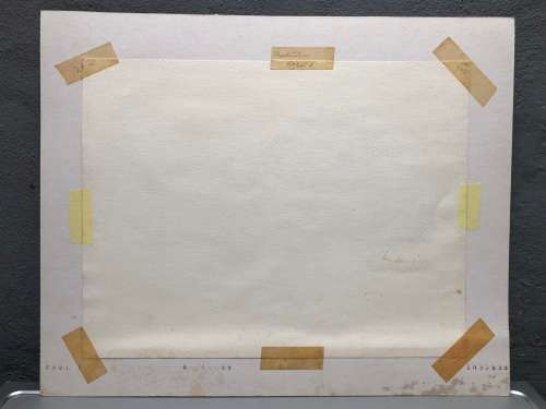 GERALDINE GULSTON (SA 20th CENTURY) UNFRAMED WATERCOLOUR PAINTING`AUTUMN` DATED 1981