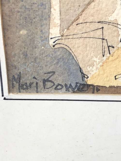 MARI BOWEN (SA 20th CENTURY) STUNNING FRAMED WATERCOLOR PAINTING
