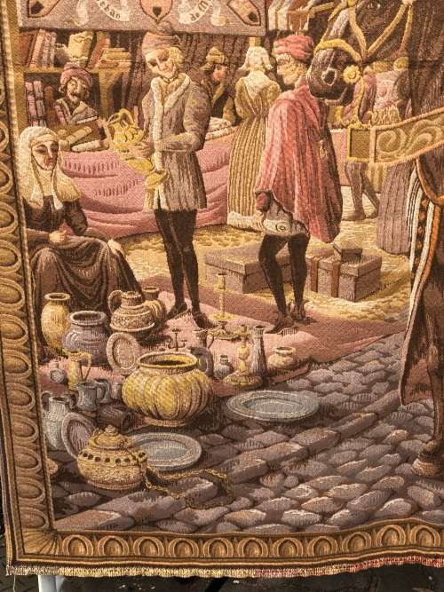 WHAT A BEAUTY !!!! STUNNING LARGE JEBAN DE MACY AUBUSSON /TAPESTRY WALL HANGING 1310 X 1060mm