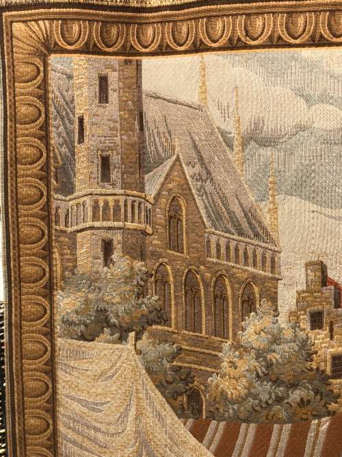 WHAT A BEAUTY !!!! STUNNING LARGE JEBAN DE MACY AUBUSSON /TAPESTRY WALL HANGING 1310 X 1060mm