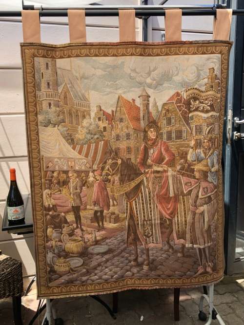 WHAT A BEAUTY !!!! STUNNING LARGE JEBAN DE MACY AUBUSSON /TAPESTRY WALL HANGING 1310 X 1060mm