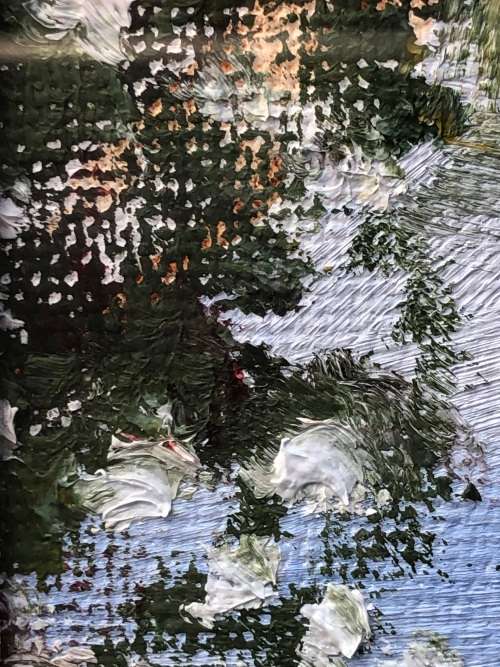 B. de HARDE (SA 20th CENTURY) - STUNNING FRAMED OIL ON BOARD LANDSCAPE PAINTING - BEHIND GLASS