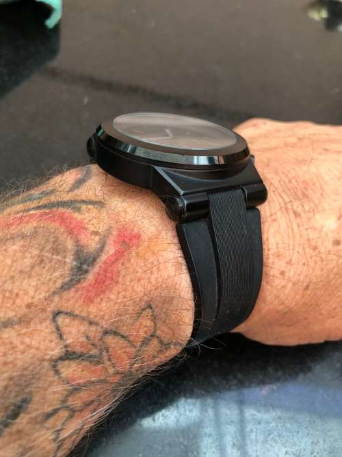 MICHAEL KORS MK-8152 STYLISH DYLAN BLACK BULKY MENS QUARTZ WATCH - WORKING 100%