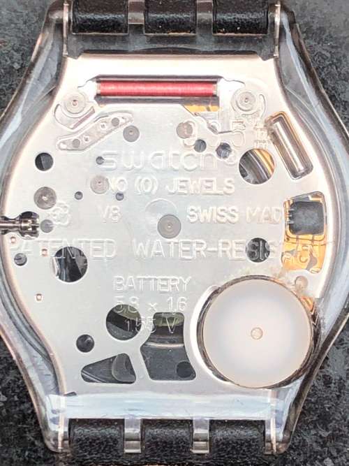 RARE AND COLLECTABLE SWATCH SKIN AG-2005 SUPER THIN ORIGINAL ANALOGUE QUARTZ WATCH - WORKING 100%