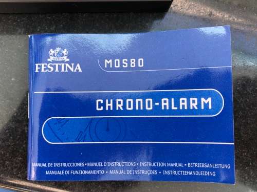 FESTINA CHRONO BIKE 2004 TOUR DE FRANCE ANALOG WATER RESISTANT ALARM QUARTZ WATCH - WORKING 100%
