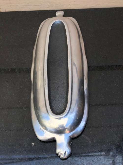 CARROL BOYES (1954 - 2019) - ORIGINAL WOMAN / MAN PATTERN ENTREE DISH - FUNCTIONAL ART