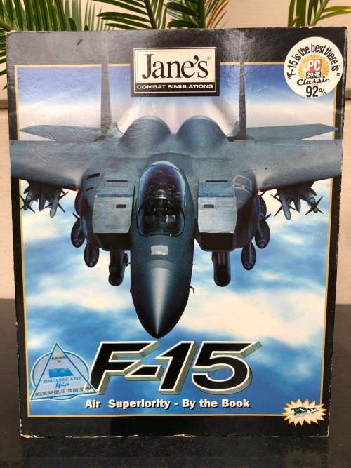 JANES COMBAT SIMULATIONS - F-15 AIR SUPERIORITY BY THE BOOK - FOR WINDOWS `95