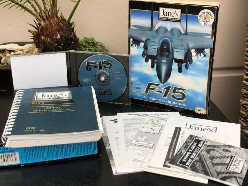 JANES COMBAT SIMULATIONS - F-15 AIR SUPERIORITY BY THE BOOK - FOR WINDOWS `95