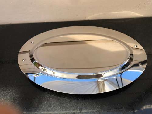 CARROL BOYES (1954 - 2019) ORIGINAL SWIMMER PATTERN MEAT PLATTER - FUNCTIONAL ART !!! - ENGRAVED